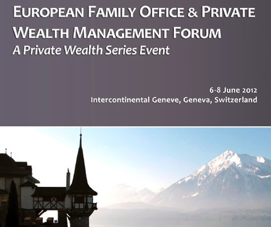 GCC-German Business Invest' CEO Uta Gruda is Speaker at European Family Office in Geneve Switzerland, June 6-8 2012
